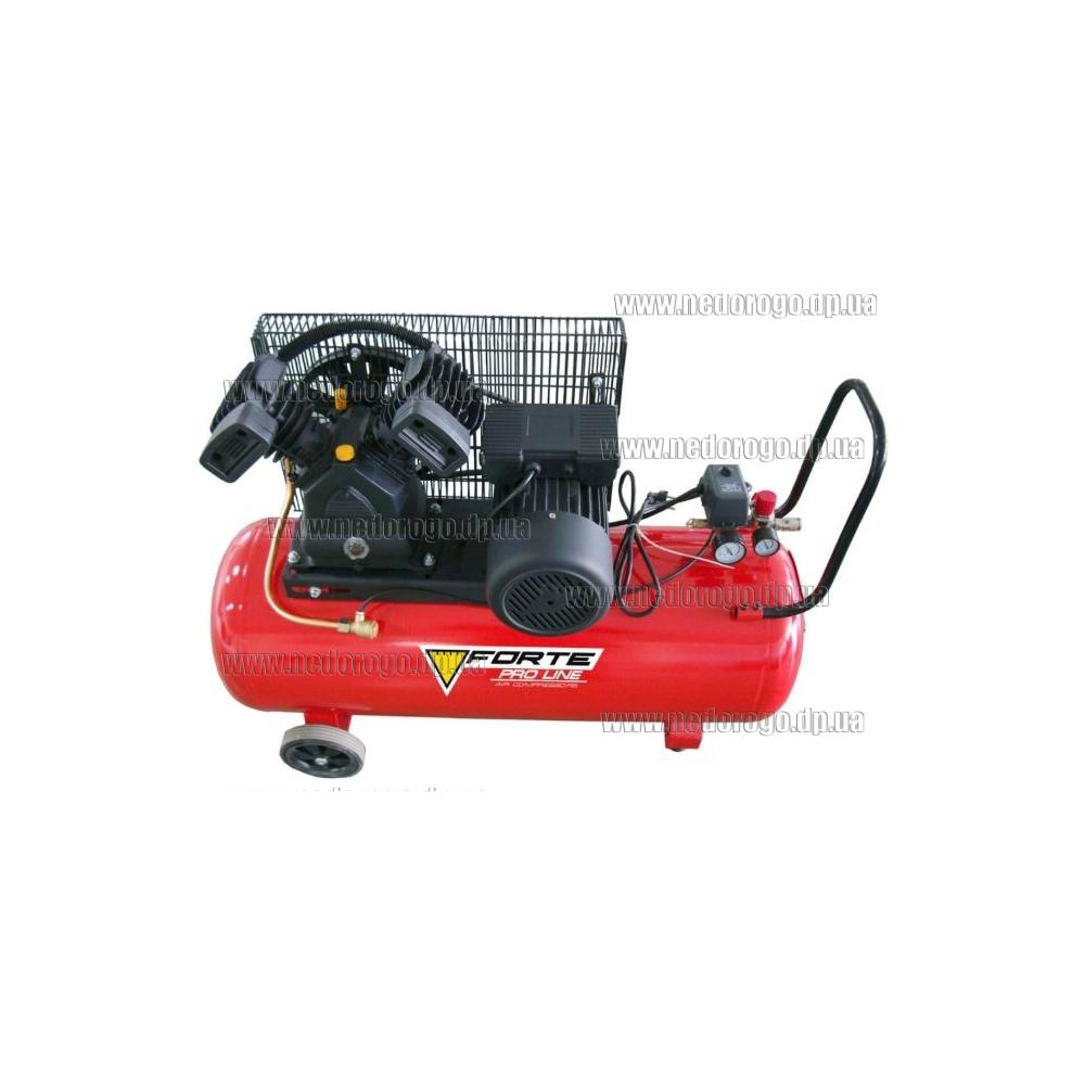 Двухпоршневой воздушный компрессор с ременным приводом Forte V-0.4-51 ...