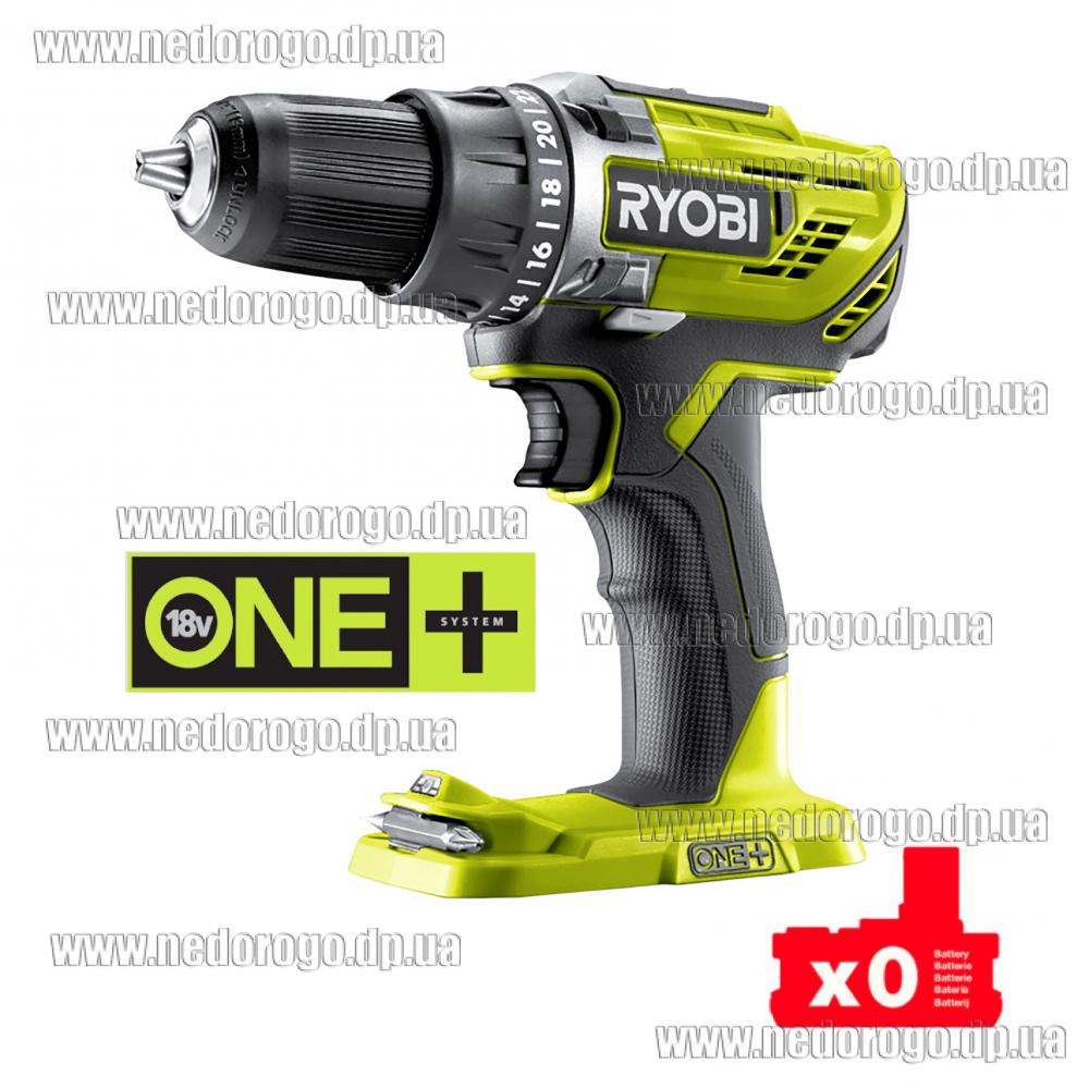 Профессиональный аккумуляторный шуруповерт Ryobi R18DD3-0 (ONE+ ...