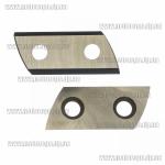 Ножи для садовых измельчителей 60х30 D10мм двухсторонние (Einhell Ryobi Grunfeld Gruntek Scheppach DWT и др.) без винтов