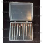 Набор алмазных шарошек для гравера YDS 10шт (3*6 мм) спеченый алмаз