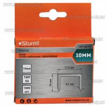 Скобы для степлера 10мм, тип 53 Sturm 1071-02-10