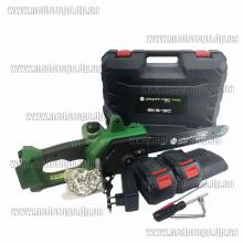 Аккумуляторная цепная мини пила сучкорез Craft-Tec EKS-12C PRO (2х3А/ч шина 30см) бесключевая