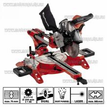 Einhell TC-SM 2534/1 Dual пила торцевая 250мм с протяжкой и лазером Einhell 4300395