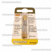 Proxxon 28961 щетки латунные 8мм (2 шт)