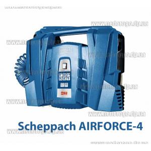 Scheppach AIRFORCE-4 компрессор мобильный переносной 110Вт 180 л/мин (5906137901)