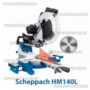 Scheppach HM140L пила торцевая с протяжкой и лазером 2000Вт 305мм (5901218901)