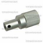 Гайка с левой резьбой для вала бормашин Titan Felida Winsa Grand (19мм, вход 8мм) алюминиевая 53мм