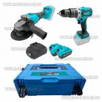 Набор аккумуляторного инструмента Grand №2 (МШУ-20BL + ДА-20/13UBL) в кейсе