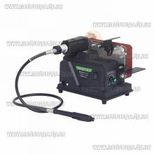 Beking BG-3201 многофункциональный ленточно шлифовальный станок с гибридным питанием 18-21/220В AC/DC 120Вт с гибким валом (2 шлиф плоскости)