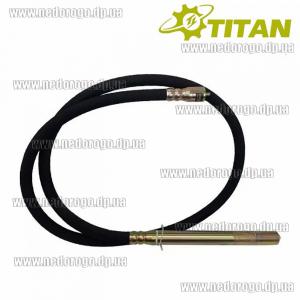 TITAN PV50-4 гибкий вал с виборобуловой для вибраторов бетона 4м 50мм