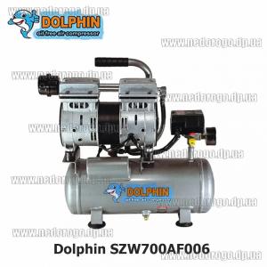 Dolphin SZW700AF006 компрессор безмасляный 700Вт 95л/мин 8bar ресивер 6л