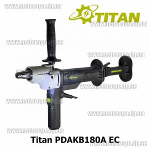 Titan PDAKB180A EC бесщеточная дрель алмазного бурения 2100Вт 180мм M22 и 1-1/4 (32мм)