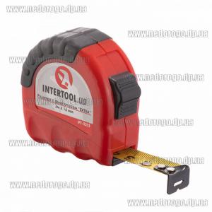 Рулетка з металевим полотном, з фіксатором, 3 м, 16 мм, "EXTRA" INTERTOOL MT-0203
