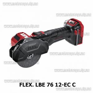 FLEX LBE 76 12-EC C бесщеточная аккумуляторная мини УШМ 12В 76мм (каркас)