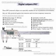 907.500 Штангенциркуль ШЦЦ-I-150-0,01 IP67