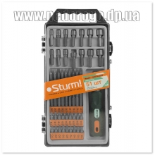 Отвертка с насадками Sturm 1040-08-SS3 (51 насадка)