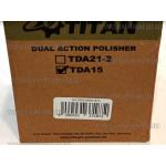 Доп фото TITAN TDA15 ротационно эксцентриковая полировальная машина (1050Вт 125мм ход 15мм) №28