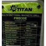 Доп фото Сверлильный станок на электромагните Titan PMD30E (Титан ПМД 30Е) с регулировкой с реверсом №7