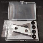 Доп фото Ножи для садовых измельчителей 60х30 D10мм двухсторонние (Einhell Ryobi Grunfeld Gruntek Scheppach DWT и др.) с винтами в комплекте №11