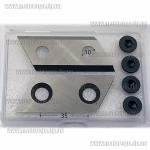 Доп фото Ножи для садовых измельчителей 60х30 D10мм двухсторонние (Einhell Ryobi Grunfeld Gruntek Scheppach DWT и др.) с винтами в комплекте №4