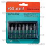 Доп фото Набор алмазных боров Sturmax 9030M-02-S1 (d3мм х 20шт) №3