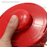 Доп фото Шпуля для косы катушка с леской ЦВЕТНАЯ (Вал 10мм, усиленный пластик, универсал) №6