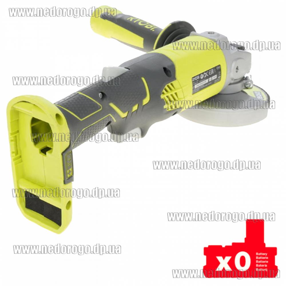 Профессиональная аккумуляторная УШМ Ryobi R18AG-0 One+ (18 В, Ø115 мм .