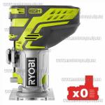 Доп фото Фрезер кромочный аккумуляторный Ryobi R18TR-0 ONE+ (2 фрезы, подсветка, съемная база) №6