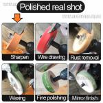 Доп фото Заточной диск на точило гравер с гибким валом (75х20х10мм корунд) №5