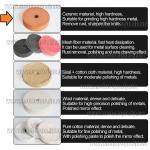 Доп фото Заточной диск на точило гравер с гибким валом (75х20х10мм корунд) №6