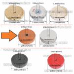 Доп фото Заточной диск на точило гравер с гибким валом (75х20х10мм корунд) №4