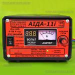 Доп фото АИДА 11i импульсное десульфатирующее зарядное предпусковое устройство с амперметром и цифровой индикацией для кислотных и гелевых АКБ 4-180А/ч  №1