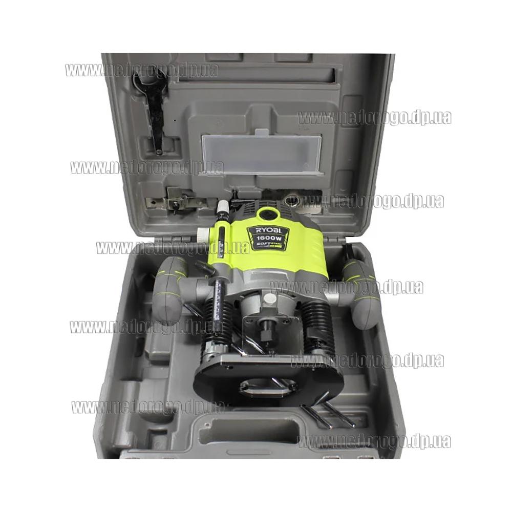 Ryobi RRT1600P-K профессиональный ручной фрезер (кейс набор фрез