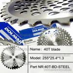 Доп фото Dolmar 40T-BD-STEEL профессиональный нож для мотокос 255мм 40T - Универсал №5