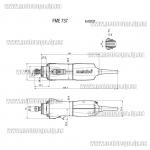 Доп фото Фрезерный мотор Metabo FME 737 (съёмный фрезерный привод, подходит для ЧПУ) цанга 8мм №9
