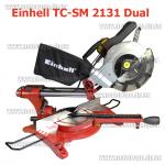 Доп фото Пила торцевая Einhell TC-SM 2131 Dual (Ø310мм, протяжка, лазер, подсветка) №2