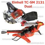Доп фото Пила торцевая Einhell TC-SM 2131 Dual (Ø310мм, протяжка, лазер, подсветка) №1