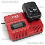 Доп фото FLEX P-Set 55 R два аккумулятора 18В 5Ач и зарядное 18В (энергокомплект) №3