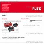 Доп фото FLEX P-Set 55 R два аккумулятора 18В 5Ач и зарядное 18В (энергокомплект) №2