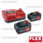 Доп фото FLEX P-Set 55 R два аккумулятора 18В 5Ач и зарядное 18В (энергокомплект) №13