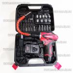 Доп фото Аккумуляторный шуруповерт Sakuma SD1203C+ Set (двухскоростной c подсветкой, 2 АКБ, кейс с набором бит головок сверл и гибким магнитным адаптером удлинителем) №14