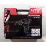 Доп фото Аккумуляторный шуруповерт Sakuma SD1203C+ Set (двухскоростной c подсветкой, 2 АКБ, кейс с набором бит головок сверл и гибким магнитным адаптером удлинителем) №6