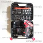 Доп фото Аккумуляторный шуруповерт Sakuma SD1203C+ Set (двухскоростной c подсветкой, 2 АКБ, кейс с набором бит головок сверл и гибким магнитным адаптером удлинителем) №11