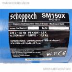Доп фото Scheppach SM150X точило 430вт 150мм заточной станок с подсветкой 88001911 №7