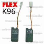 Доп фото Щетки 6х8 с клеммой для полировальных машин и УШМ 125мм Flex LE PE LD XFE WST  (щетки K96 код 399.647 пара) Оригинал №3