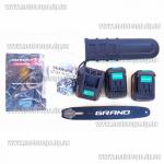 Доп фото Аккумуляторная цепная пила Grand АПЦ-21V BL (2х4А/ч шина 30см бесщеточный двигатель) №9