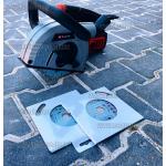 Доп фото Штроборез Einhell TH-MA 1700 бороздодел бороздодел (150мм 4 диска сумка) №3