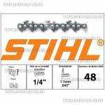 Доп фото Цепь Stihl для аккумуляторной мини пилы (8 дюймов 48 звеньев 23 зуба шаг 1/4 для шины 20см) для Grand АПЦ-20V/8", Procraft PKA20, Титан PCS1221 и аналогов №9