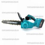 Доп фото Аккумуляторная цепная мини пила сучкорез Grand АПЦ-20V/12"-4 (2х4А/ч, бесщеточный двигатель шина 30см) №5