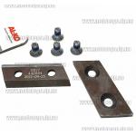 Доп фото Ножи для садовых измельчителей 66х28 D9мм двухсторонние AL-KO с винтами в комплекте №6